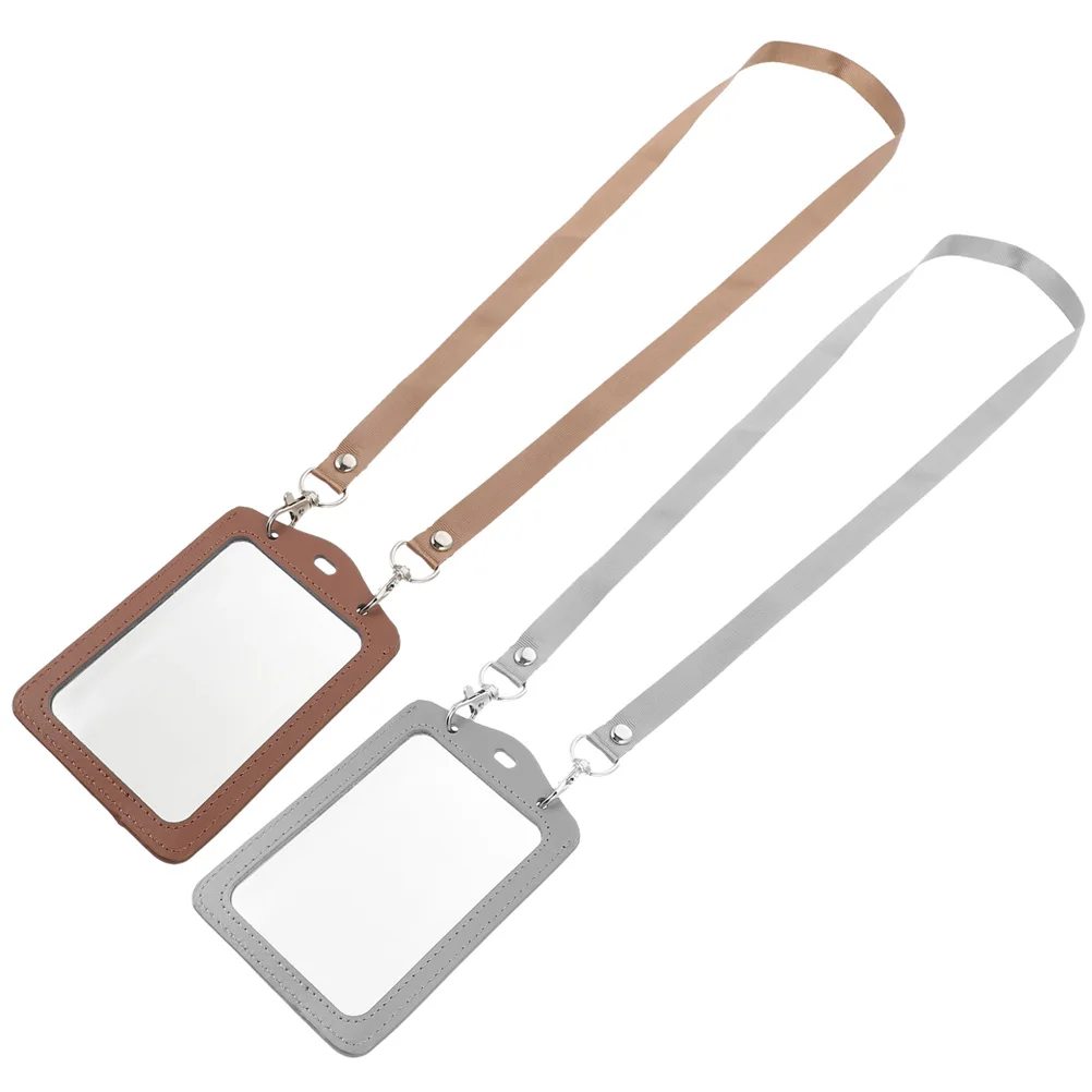 2 Pcs Clear Card Sleeves Vertical Badge Cover Aluminum Alloy PU Protectors for Work Badge Holders Desk
2 Pcs Clear Card Sleeves Vertical Badge Cover Aluminum Alloy PU Protectors for Work Badge Holders Desk