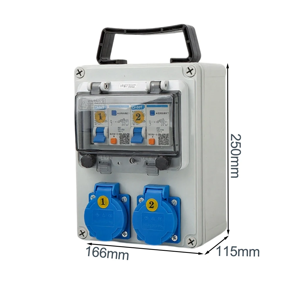 Водонепроницаемый промышленный распределительный короб для электропитания на строительных площадках, 25x16.6x11.5см, белый, 1 шт.
Водонепроницаемый промышленный распределительный короб для электропитания на строительных площадках, 25x16.6x11.5см, белый, 1 шт.