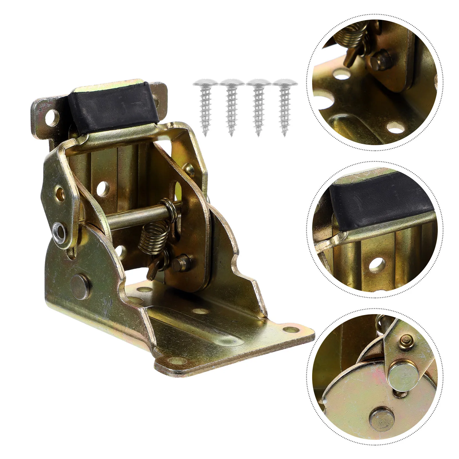 4Pcs Folding Locking Hinges Furniture Hardware Small 90 Degree Self Locking Hinges Heavy Duty Practical Use for Garage Door 
4Pcs Folding Locking Hinges Furniture Hardware Small 90 Degree Self Locking Hinges Heavy Duty Practical Use for Garage Door
