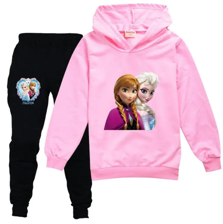 Cartoon Disney Frozen Elsa Hoodies for Kids Boy Sweatshirt Sets Girl Autumn Clothing Children Casual Tracksuit Hooded With Pants
Cartoon Disney Frozen Elsa Hoodies for Kids Boy Sweatshirt Sets Girl Autumn Clothing Children Casual Tracksuit Hooded With Pants