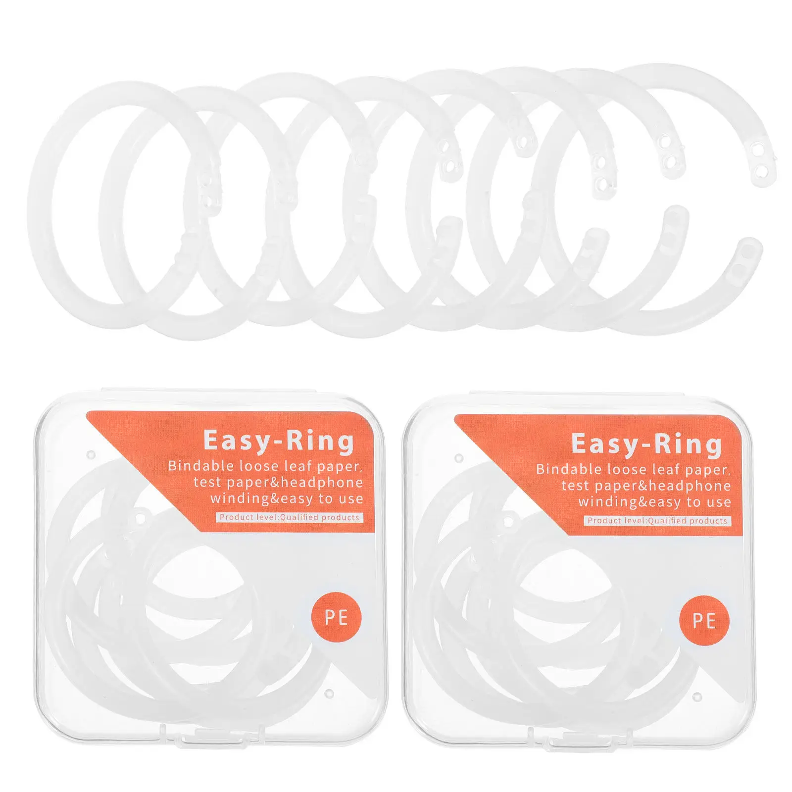 4 Boxes Small Plastic Binder Rings Easy Pull Open Squeeze Close for DIY Gifts Index Cards Flash Cards Calendar Loose Leaf Book
4 Boxes Small Plastic Binder Rings Easy Pull Open Squeeze Close for DIY Gifts Index Cards Flash Cards Calendar Loose Leaf Book