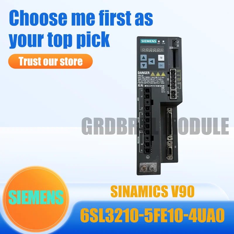 NEW Original SIEMENS SINAMICS V90 6SL3210-5FE10-4UA0 6SL3210-5FE10-4UF0 0.4 kW Servo Motor
NEW Original SIEMENS SINAMICS V90 6SL3210-5FE10-4UA0 6SL3210-5FE10-4UF0 0.4 kW Servo Motor