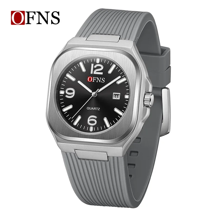 Men's Casual Sports Quartz Watch Black Gold Alloy Case Soft Silicone Band 30ATM Waterproof Single Calendar Night Glow Stylish
Men's Casual Sports Quartz Watch Black Gold Alloy Case Soft Silicone Band 30ATM Waterproof Single Calendar Night Glow Stylish
