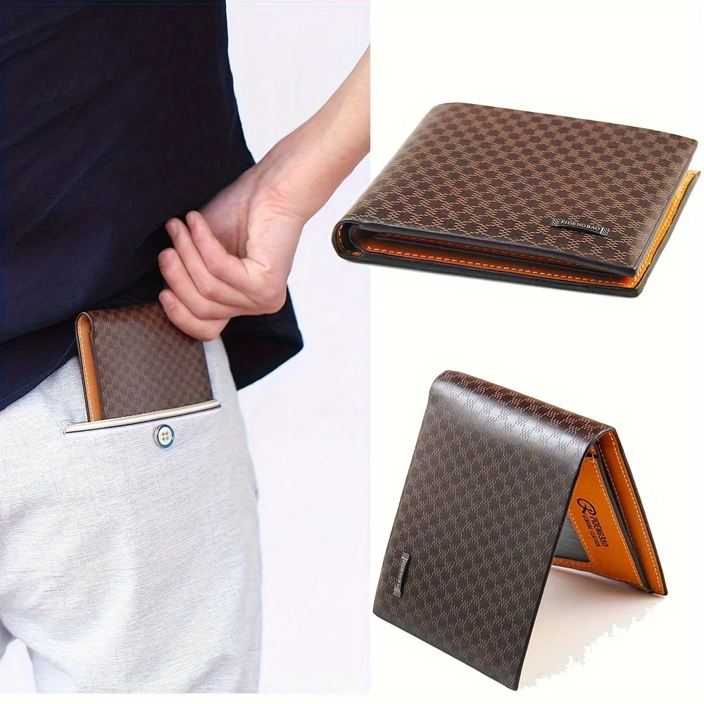 Premium Mens Leather Wallet - Stylish Clutch with Multiple Card Slots, Secure ID Holder & Photo Display, Compact Money Purse for
Premium Mens Leather Wallet - Stylish Clutch with Multiple Card Slots, Secure ID Holder & Photo Display, Compact Money Purse for