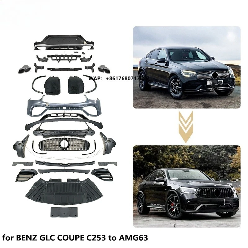 Restart ABS Body Conversion Kit for GLC C253 Coupe 2020-2022 Up to Style | Perfect Match | Fast Installation
Restart ABS Body Conversion Kit for GLC C253 Coupe 2020-2022 Up to Style | Perfect Match | Fast Installation