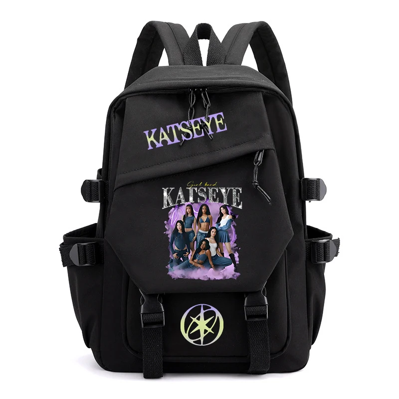 Girl Group KATSEYE Backpack Students Book Bags Gift Girls School Bags KATSEYE Print Woman Travel Casual Large Capacity Rucksack
Girl Group KATSEYE Backpack Students Book Bags Gift Girls School Bags KATSEYE Print Woman Travel Casual Large Capacity Rucksack