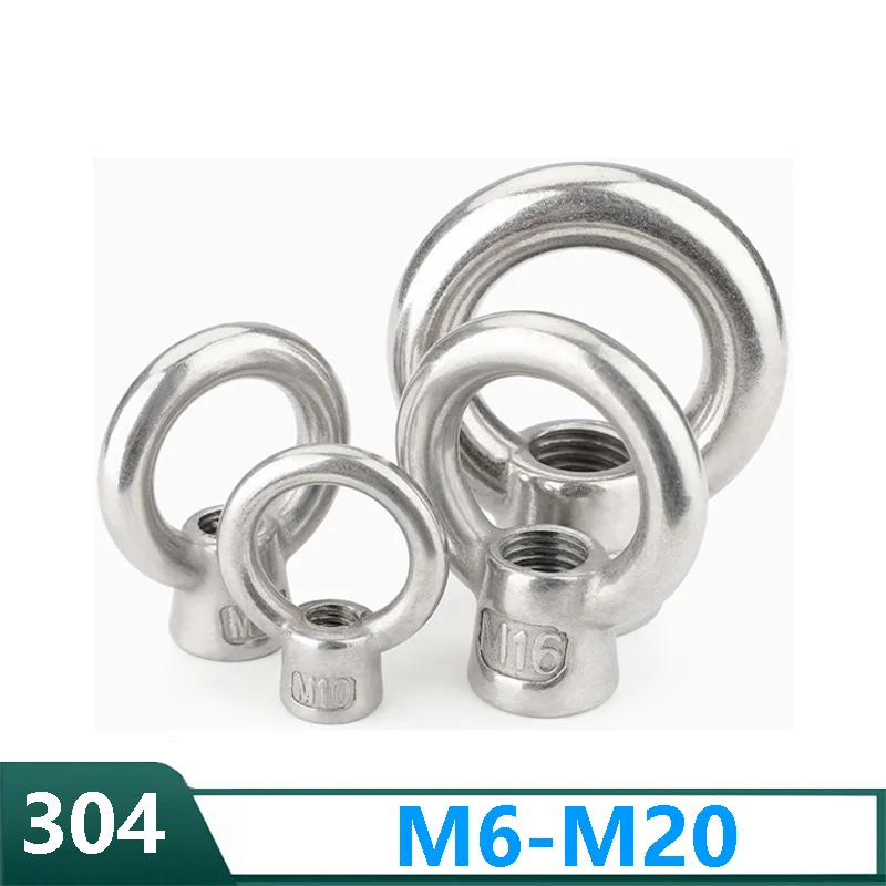 Eye Nuts M6 M8 M10 M12 M16 M20 304 Stainless Steel Lifting Nuts Eye Nut Stainless Marine Hardware 아이 너트 гайка
Eye Nuts M6 M8 M10 M12 M16 M20 304 Stainless Steel Lifting Nuts Eye Nut Stainless Marine Hardware 아이 너트 гайка