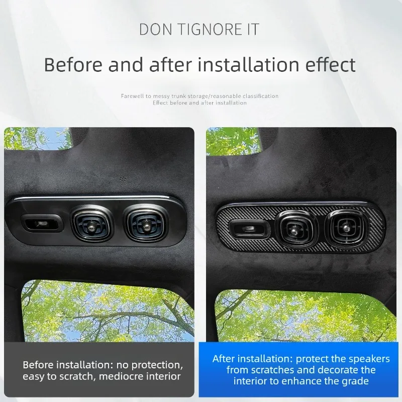 For Lynk & Co 900 Roof AC Decor Sticker Reading Light & Speaker Cover Interior Trim Easy To Clean
For Lynk & Co 900 Roof AC Decor Sticker Reading Light & Speaker Cover Interior Trim Easy To Clean
