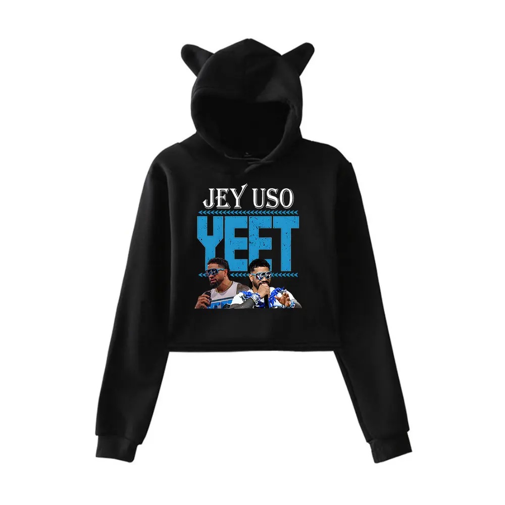 Jey USO Yeet Vintage 90s Streetwear Hoodie Merch Hoodie Sweatshirts for Girl Cat Ear Crop women Clothing
Jey USO Yeet Vintage 90s Streetwear Hoodie Merch Hoodie Sweatshirts for Girl Cat Ear Crop women Clothing