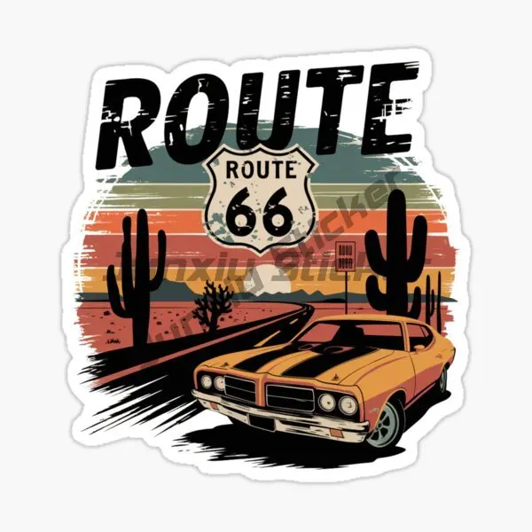 ROUTE 66 Creative Car Sticker DIY Vinyl Self-adhesive Decor Car Truck Window Off-road Decal Decorative Accessory
ROUTE 66 Creative Car Sticker DIY Vinyl Self-adhesive Decor Car Truck Window Off-road Decal Decorative Accessory