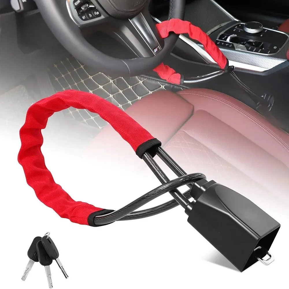 Seat Belt Lock Steering Wheel Lock Car Security Anti-Theft Device
Seat Belt Lock Steering Wheel Lock Car Security Anti-Theft Device