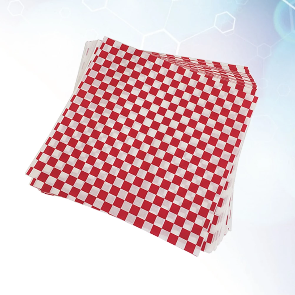 200 Pcs Food Wrapping Paper Sheets Checkered Oil Absorption Liner Sandwich Wrap Basket Grease Resistant Waterproof Baking
200 Pcs Food Wrapping Paper Sheets Checkered Oil Absorption Liner Sandwich Wrap Basket Grease Resistant Waterproof Baking