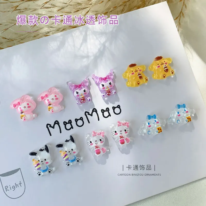 50Pcs Hello Kitty Cartoon Nail Accessories Parcha Dog Pudding Dog Kuromi Nail Diamond DIY Girl Gift Nail Decorations
50Pcs Hello Kitty Cartoon Nail Accessories Parcha Dog Pudding Dog Kuromi Nail Diamond DIY Girl Gift Nail Decorations