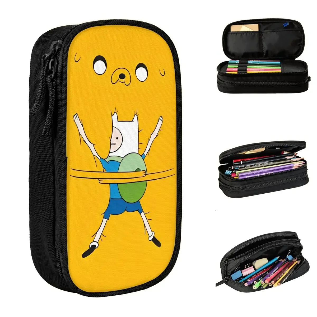 Finn And Jake Adventures Time Pencil Case Classic Cartoon Pen Holder Bag Kids Big Capacity Students School Gift Pencil Pouch
Finn And Jake Adventures Time Pencil Case Classic Cartoon Pen Holder Bag Kids Big Capacity Students School Gift Pencil Pouch