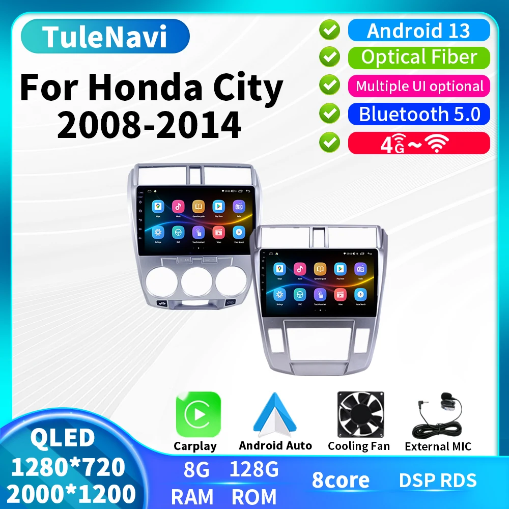 8+128G Car Radio Android 13 For Honda City 2008 2010 2011 2012 2013 2014 GPS Multimedia Video Player Auto Audio Carplay Stereo
8+128G Car Radio Android 13 For Honda City 2008 2010 2011 2012 2013 2014 GPS Multimedia Video Player Auto Audio Carplay Stereo