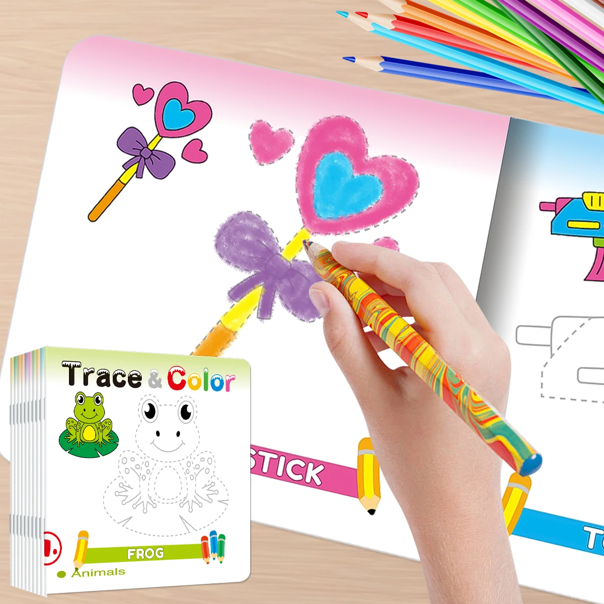 DIY Coloring Book Set 10 Books,Creative And Educational Fun Activity Suit for Kids,Suitable for parent-child education
DIY Coloring Book Set 10 Books,Creative And Educational Fun Activity Suit for Kids,Suitable for parent-child education