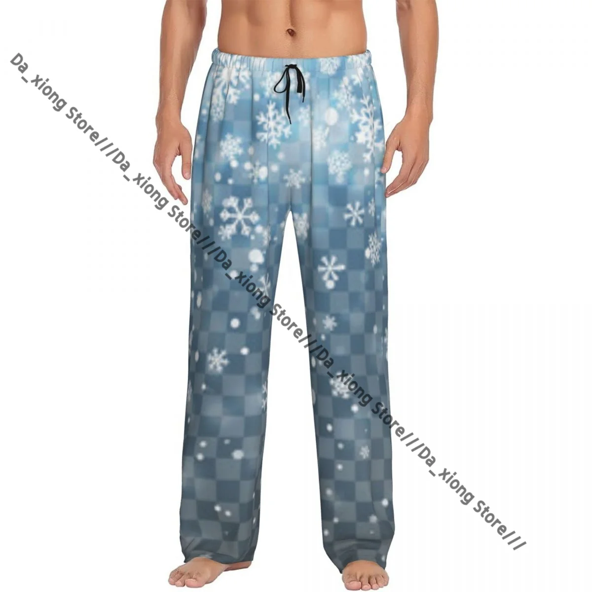 Mens Casual Pajama Long Pant Loose Elastic Waistband Christmas Snowflakes Cozy Sleepwear Home Lounge Pants
Mens Casual Pajama Long Pant Loose Elastic Waistband Christmas Snowflakes Cozy Sleepwear Home Lounge Pants