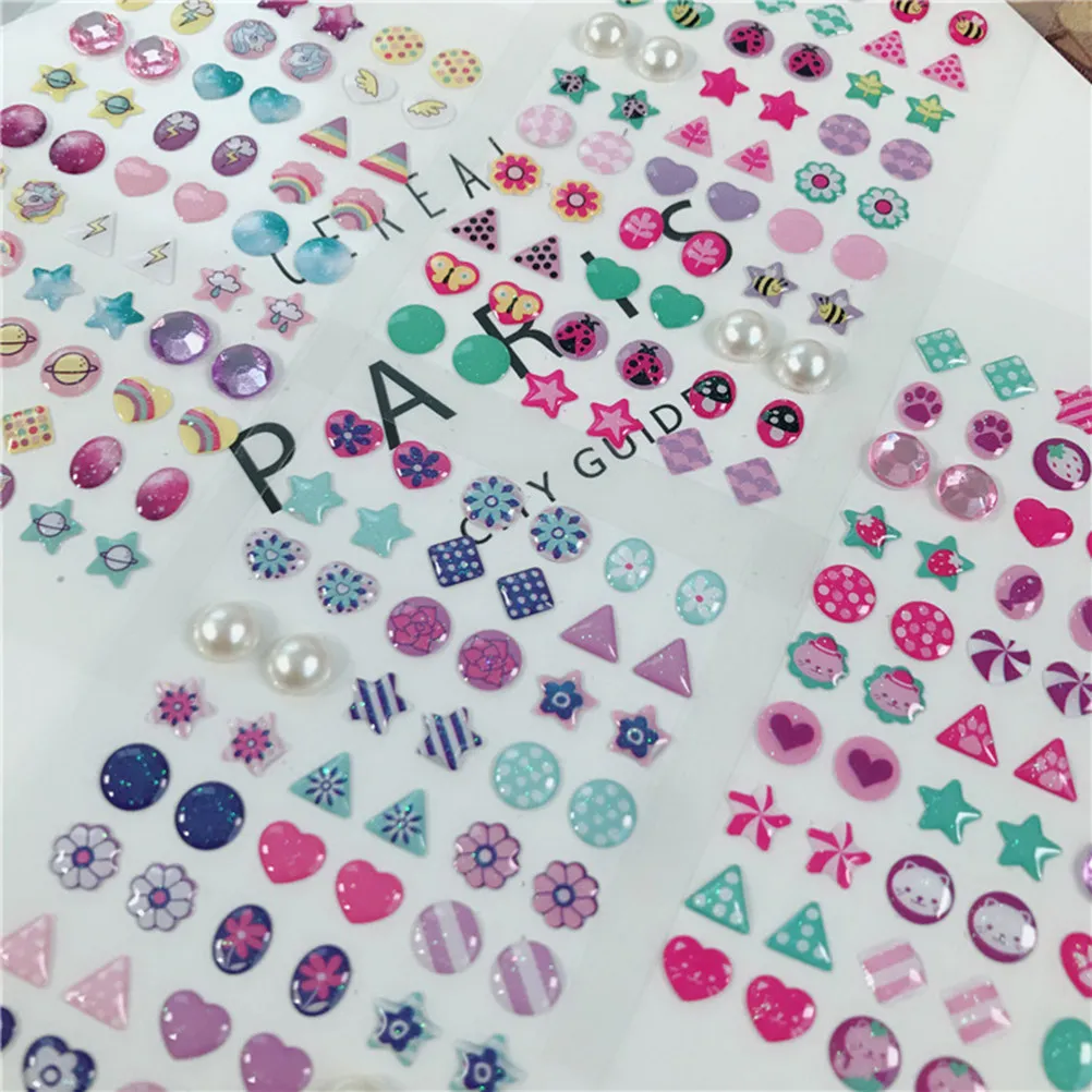 4 Sheets Embossed Nail Art Stickers Cartoon 's Fingernail Diamond for Flowers
4 Sheets Embossed Nail Art Stickers Cartoon 's Fingernail Diamond for Flowers