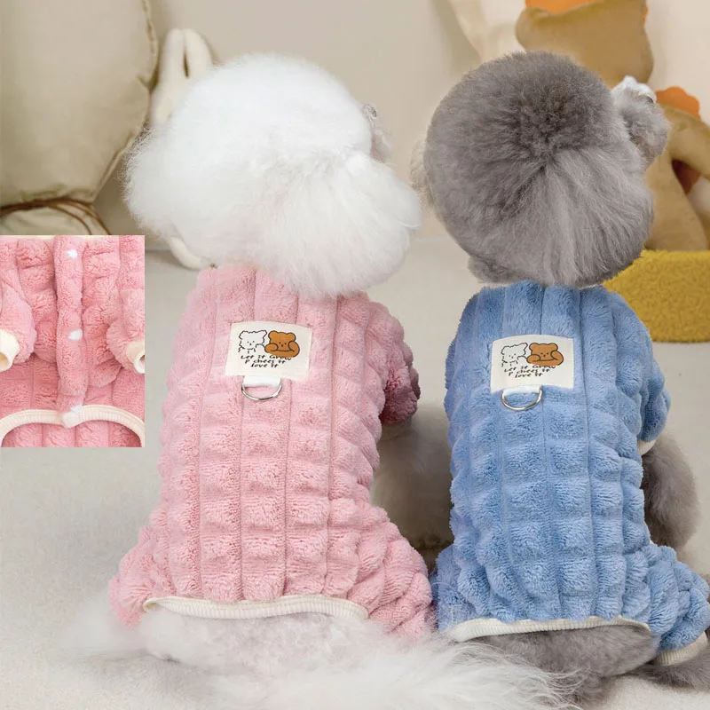 Dog Clothes Winter Pink Fleece Jumpsuit Pajamas For Small Dogs Dachshund Yorkshire Cardigan Costume Puppy Overalls Tracksuit XXL
Dog Clothes Winter Pink Fleece Jumpsuit Pajamas For Small Dogs Dachshund Yorkshire Cardigan Costume Puppy Overalls Tracksuit XXL