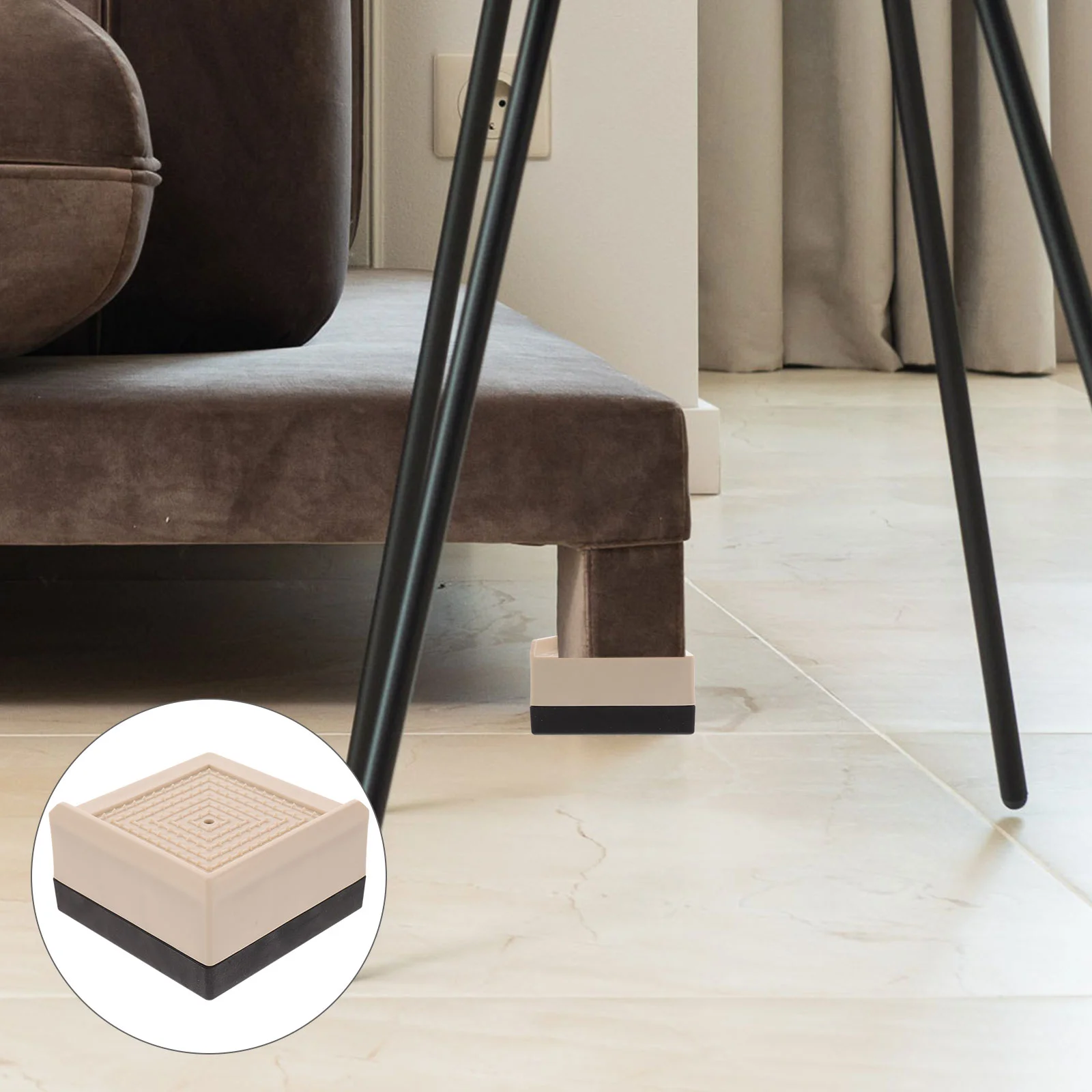 4 Pcs Sofa Bed Mat Heavy Duty Chair Table Risers Washing Machine 85X85CM Soft Rubber Furniture Block Desk Leg
4 Pcs Sofa Bed Mat Heavy Duty Chair Table Risers Washing Machine 85X85CM Soft Rubber Furniture Block Desk Leg