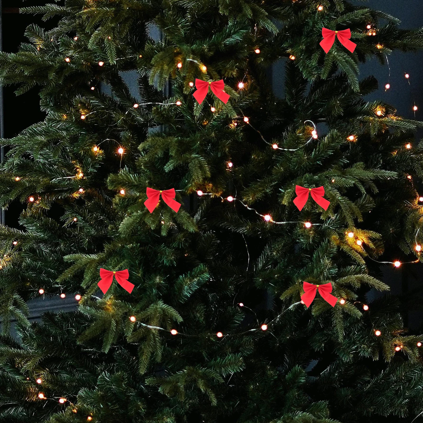 12 Pcs Tree Ornaments Red Bowknot Decorations 5x6cm Hanging Christmas Tree Ornaments Festive Xmas Trees DIY Party Holiday
12 Pcs Tree Ornaments Red Bowknot Decorations 5x6cm Hanging Christmas Tree Ornaments Festive Xmas Trees DIY Party Holiday