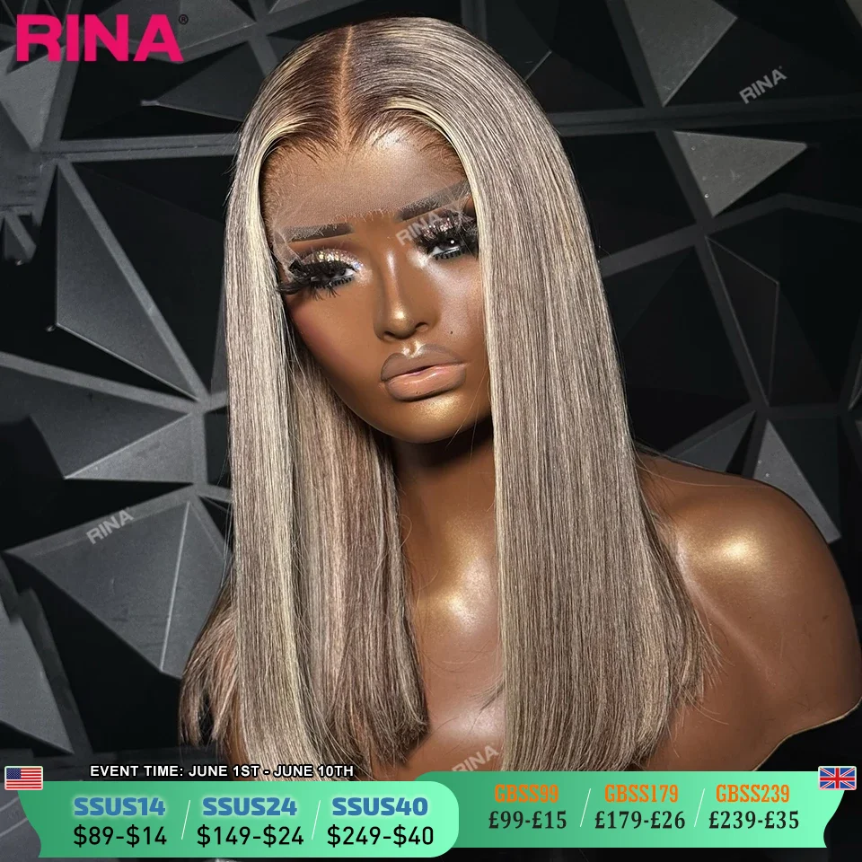 Dark Root Blonde Highlight With Brown Roots Human Hair Wig Short Bob 180% Density Straight Pre Plucked For Women Wig
Dark Root Blonde Highlight With Brown Roots Human Hair Wig Short Bob 180% Density Straight Pre Plucked For Women Wig