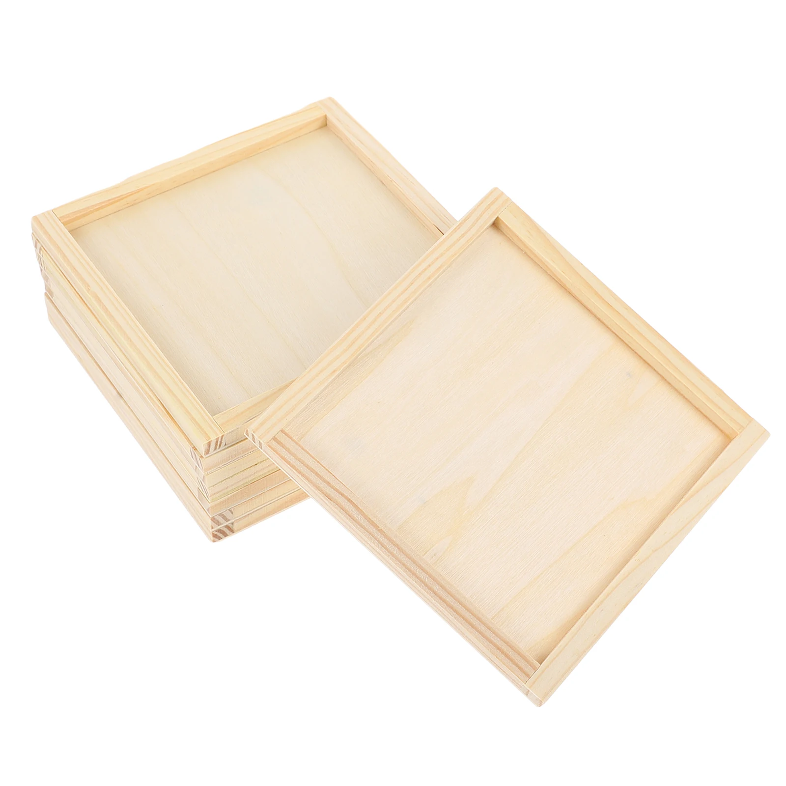 8 Pcs Wooden Picture Frame Mini Frames Clay Tray DIY Photo Painting Unfinished Home Holder Educational
8 Pcs Wooden Picture Frame Mini Frames Clay Tray DIY Photo Painting Unfinished Home Holder Educational