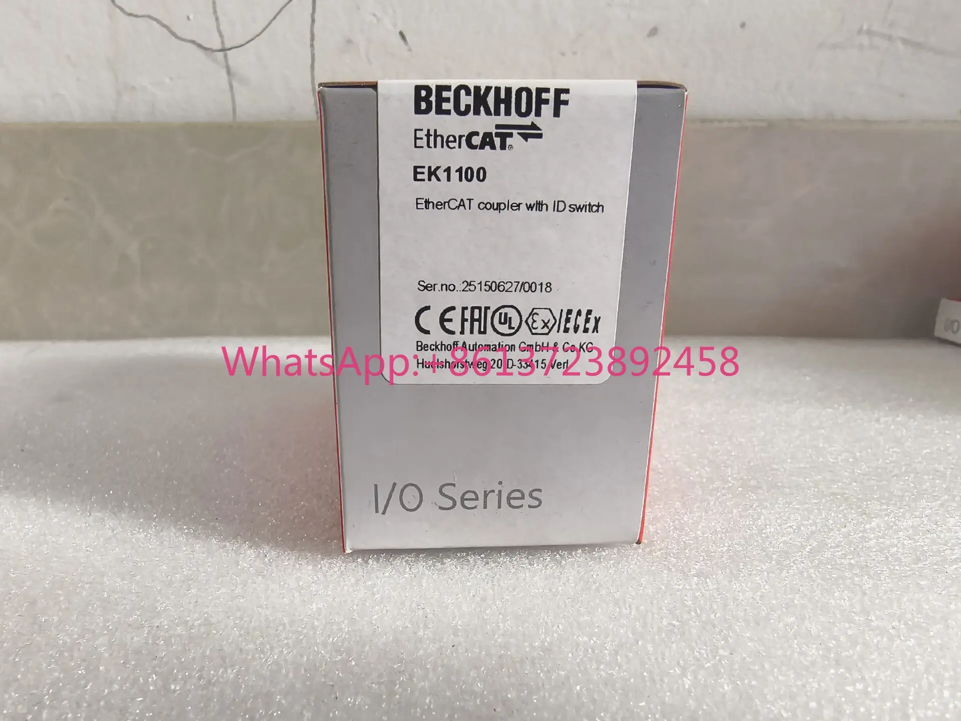 #Mechanical and Electrical Machinery Hardware BECKHOFF EK1100 German Beckhoff Coupling
#Mechanical and Electrical Machinery Hardware BECKHOFF EK1100 German Beckhoff Coupling