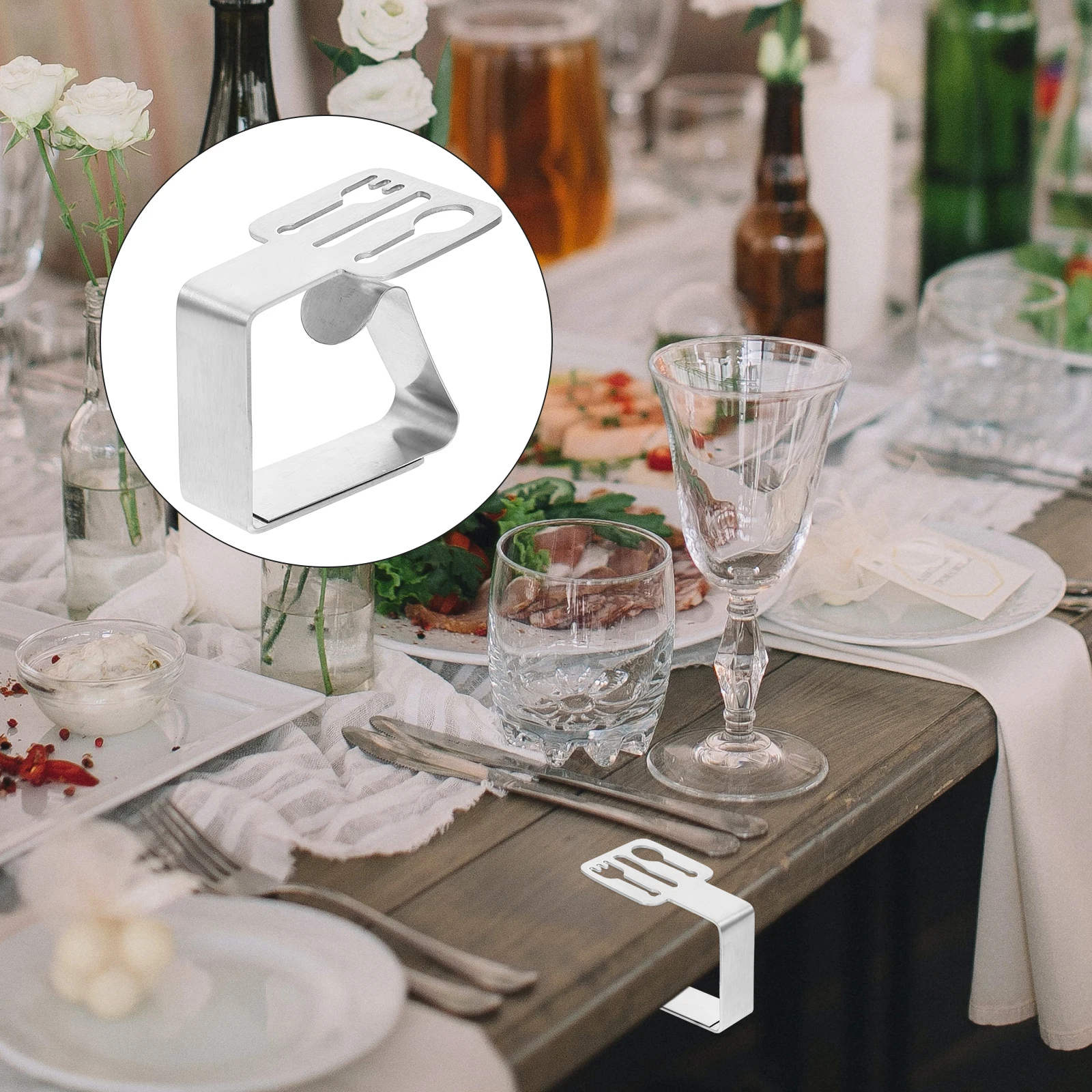 6 pcs Stainless Steel Table Cloth Clips Lightweight Rust-Proof Outdoor Indoor Practical Table Cover Holders Anti-Slip Fixers For
6 pcs Stainless Steel Table Cloth Clips Lightweight Rust-Proof Outdoor Indoor Practical Table Cover Holders Anti-Slip Fixers For