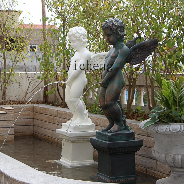 TQH child urination artwork sculpture garden landscape fish pond decoration flowing water fountain handicraft ornament
TQH child urination artwork sculpture garden landscape fish pond decoration flowing water fountain handicraft ornament