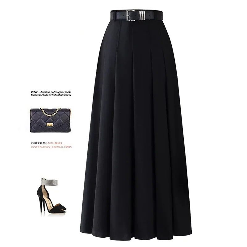 2024 Korean version suit half skirt, high waist versatile slim fit and slimming pleated skirt mid length A-line long skirt
2024 Korean version suit half skirt, high waist versatile slim fit and slimming pleated skirt mid length A-line long skirt