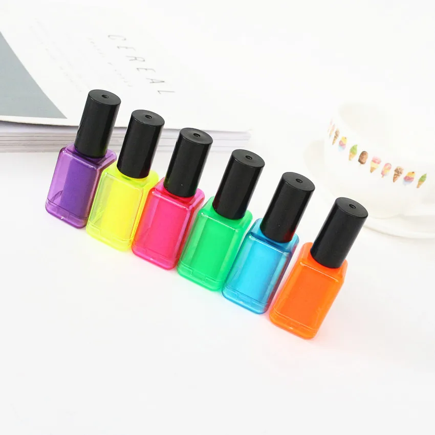 Coloffice Creative new nail polish styling highligjter candy color art marker pen paints material office school supplies canetas
Coloffice Creative new nail polish styling highligjter candy color art marker pen paints material office school supplies canetas
