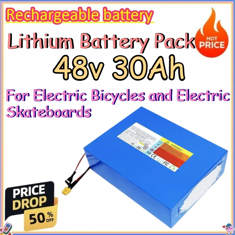 48v 30Ah Lithium Battery Pack for Electric Bicycles and Electric Skateboards Replace 18650 Battery Pack
48v 30Ah Lithium Battery Pack for Electric Bicycles and Electric Skateboards Replace 18650 Battery Pack