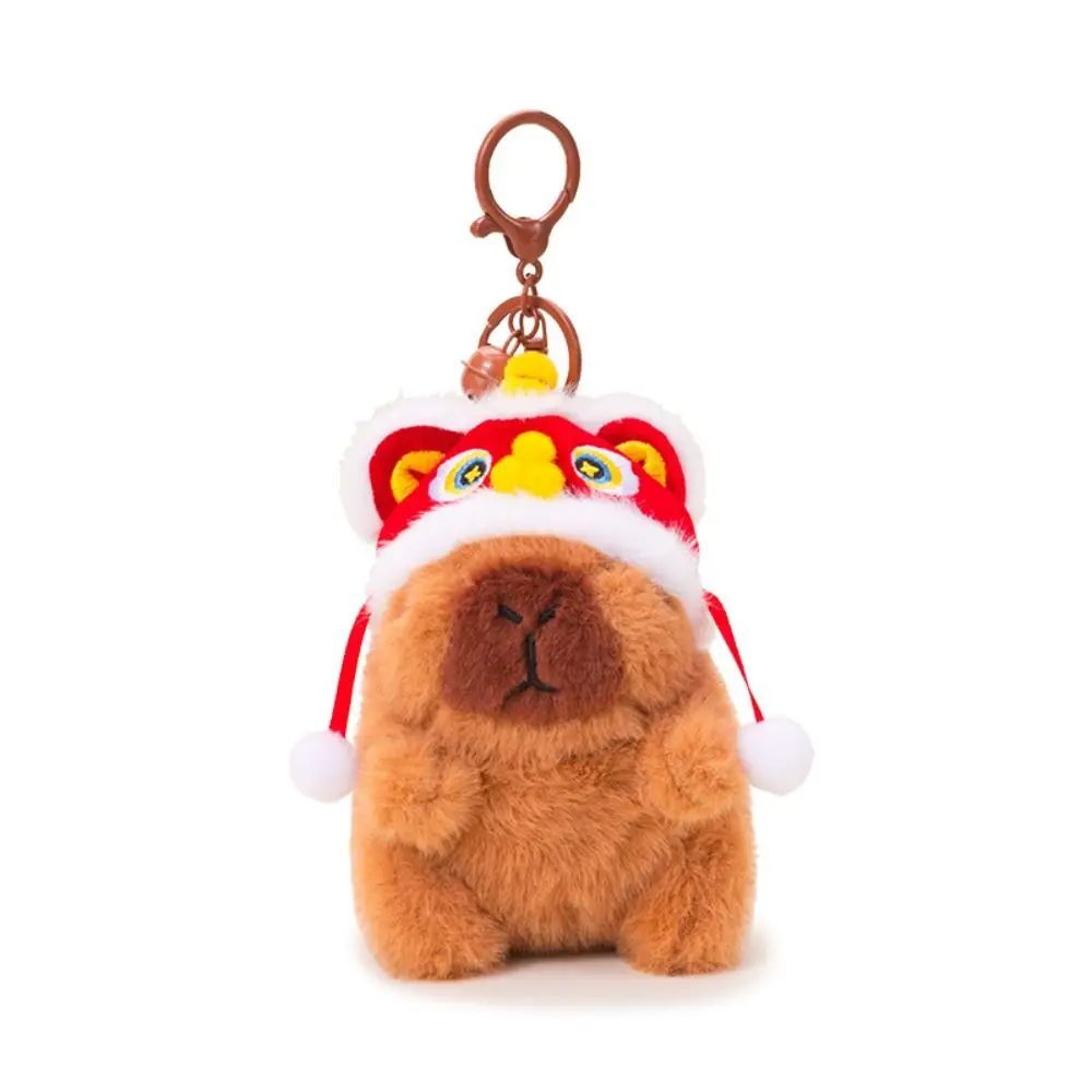 Lion Dance Capybara Plush Keychain Chinese Style Soft Doll Plush Capybara Dolls Interactive Stuffed Animal Guinea Pig Pendant
Lion Dance Capybara Plush Keychain Chinese Style Soft Doll Plush Capybara Dolls Interactive Stuffed Animal Guinea Pig Pendant