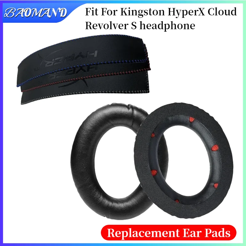 Replacement Earpads For Kingston HyperX Cloud Revolver S Ear Cushion / Headphone Ear Pad
Replacement Earpads For Kingston HyperX Cloud Revolver S Ear Cushion / Headphone Ear Pad