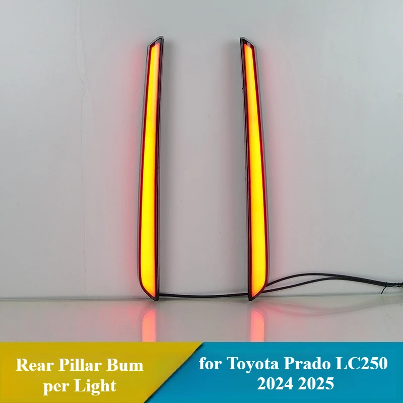 For Toyota LAND CRUISER Prado LC250 2024 2025 LED DRL Driving Brake Lights Dynamic Turn Signals Rear Pillar Column Bumper Light
For Toyota LAND CRUISER Prado LC250 2024 2025 LED DRL Driving Brake Lights Dynamic Turn Signals Rear Pillar Column Bumper Light