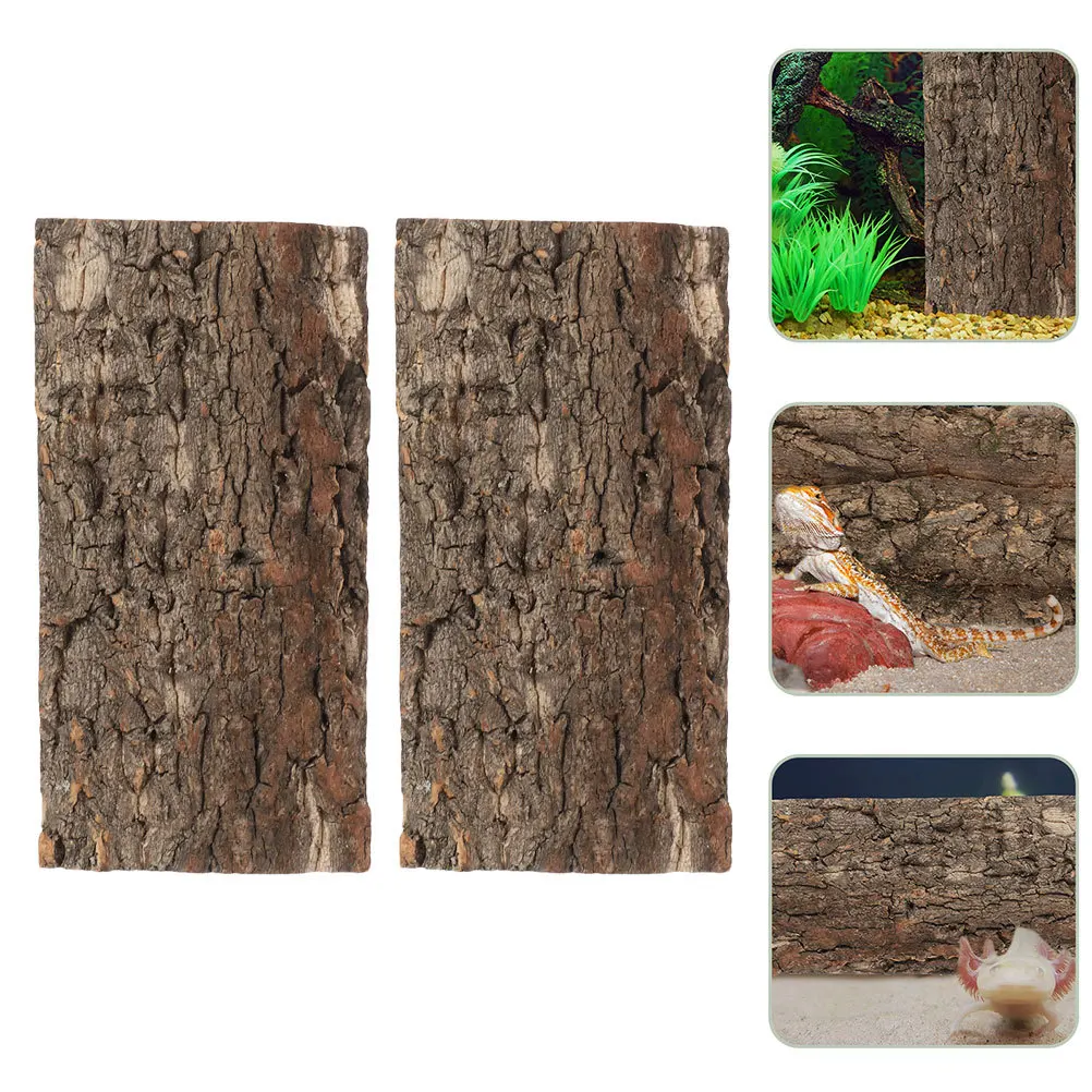 2pcs Tree Bark Decor Cork Log For Reptile Tank Aquarium Terrarium Basking Platform Climbing Decor Natural Reptile Bark
2pcs Tree Bark Decor Cork Log For Reptile Tank Aquarium Terrarium Basking Platform Climbing Decor Natural Reptile Bark