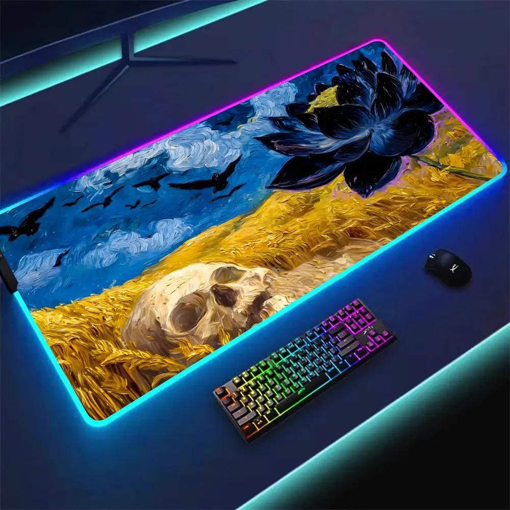RGB коврик для мыши, художественная фантазия, иллюстрация, игровой коврик, резиновый противоскользящий настольный коврик, светодиодное свечение, игровая клавиатура, коврик для мыши, аксессуары для ПК
RGB коврик для мыши, художественная фантазия, иллюстрация, игровой коврик, резиновый противоскользящий настольный коврик, светодиодное свечение, игровая клавиатура, коврик для мыши, аксессуары для ПК
