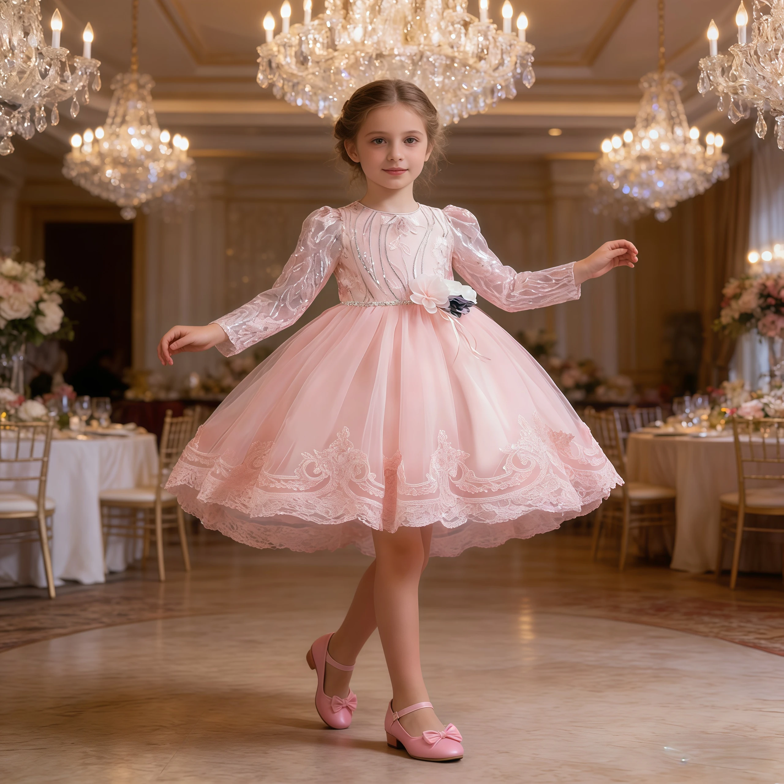 Подростковое свадебное платье с длинными рукавами, праздничное платье принцессы для девочек, детское кружевное бальное платье, детское вечернее платье подружки невесты, Vestidos
Подростковое свадебное платье с длинными рукавами, праздничное платье принцессы для девочек, детское кружевное бальное платье, детское вечернее платье подружки невесты, Vestidos