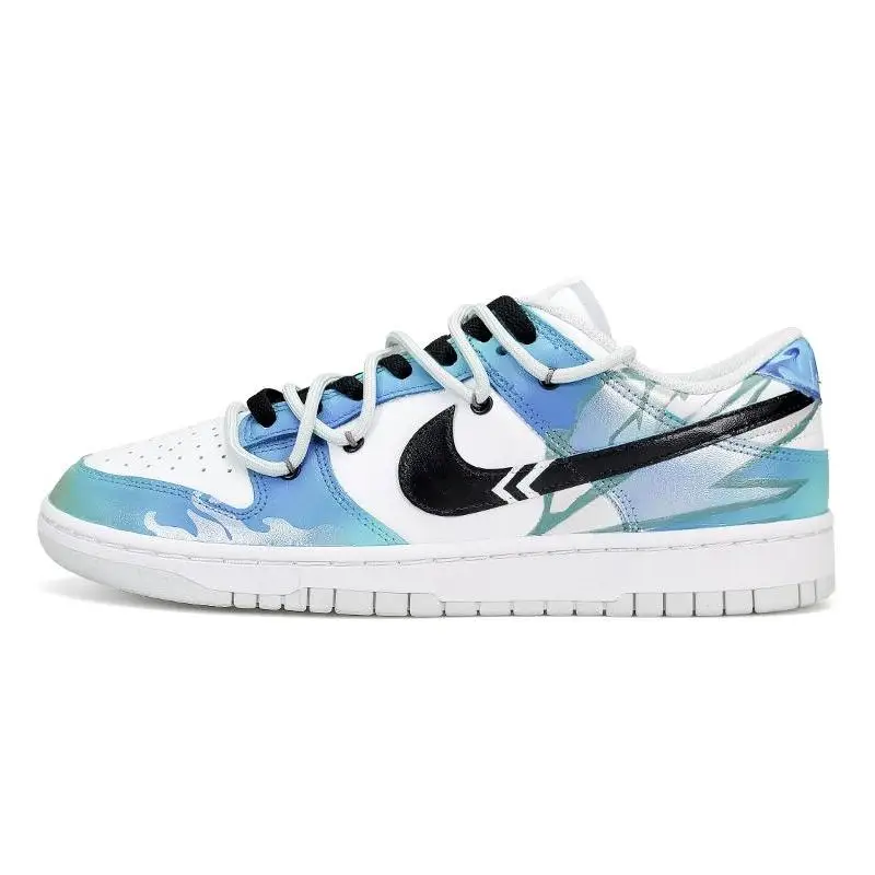 【Customize】Nike Dunk Skateboarding Shoes Men Low-top White, Blue, Gold, Gray Sneakers shoes DV0831-101
【Customize】Nike Dunk Skateboarding Shoes Men Low-top White, Blue, Gold, Gray Sneakers shoes DV0831-101