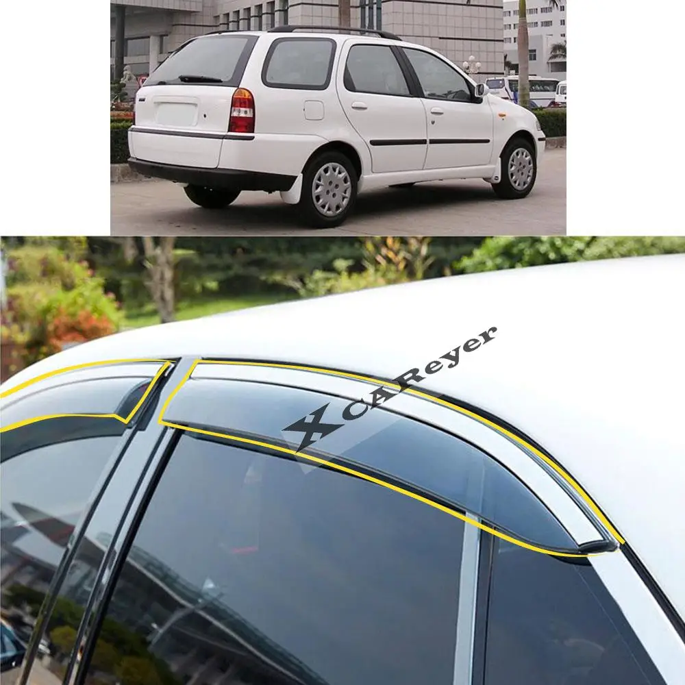 For FIAT Weekend 2004+ Car Body Styling Sticker Plastic Window Glass Wind Visor Rain/Sun Guard Vent Parts
For FIAT Weekend 2004+ Car Body Styling Sticker Plastic Window Glass Wind Visor Rain/Sun Guard Vent Parts