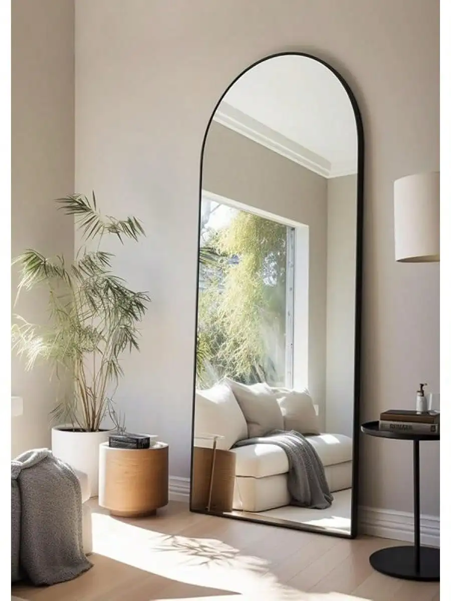 64''x21'' Arched Full Length Mirror With Stand, Full Body Mirror, Mirror Full Length, Gold Floor Mirror Freestanding
64''x21'' Arched Full Length Mirror With Stand, Full Body Mirror, Mirror Full Length, Gold Floor Mirror Freestanding