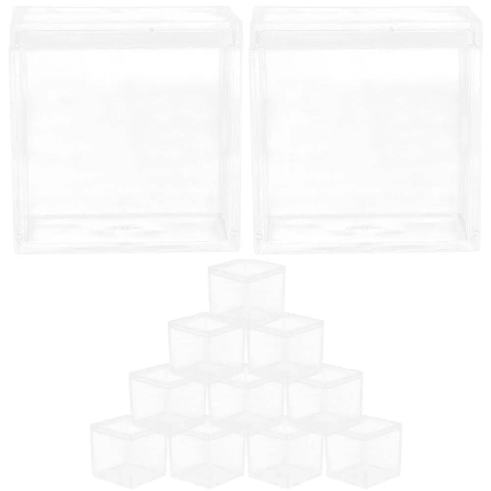 12pcs Sealed Boxes Square Containers Clear Storage Square Storage Box for Candy Jewelry Craft Organizing Cases
12pcs Sealed Boxes Square Containers Clear Storage Square Storage Box for Candy Jewelry Craft Organizing Cases