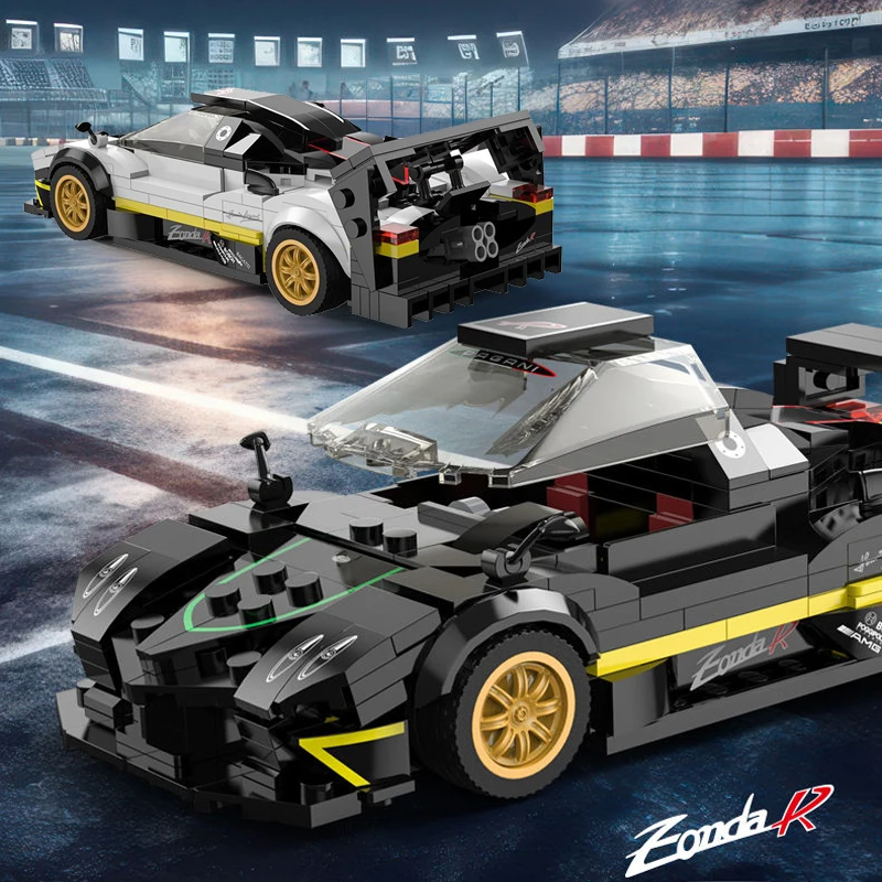 New 387pcs 93900 1:28 MOC Idea Speed Champions Zonda R Sports Car Bricks Building Blocks Model Children's Toys Gift Set
New 387pcs 93900 1:28 MOC Idea Speed Champions Zonda R Sports Car Bricks Building Blocks Model Children's Toys Gift Set