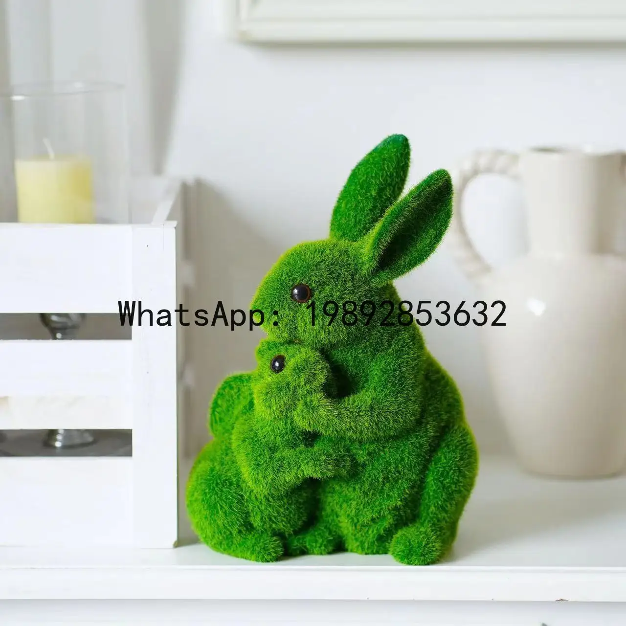 ZZ Outdoor Decorative Ornaments: Simulated Moss Rabbit, Flocked Small Animal, for Country Garden, Plants, and Shopping
ZZ Outdoor Decorative Ornaments: Simulated Moss Rabbit, Flocked Small Animal, for Country Garden, Plants, and Shopping