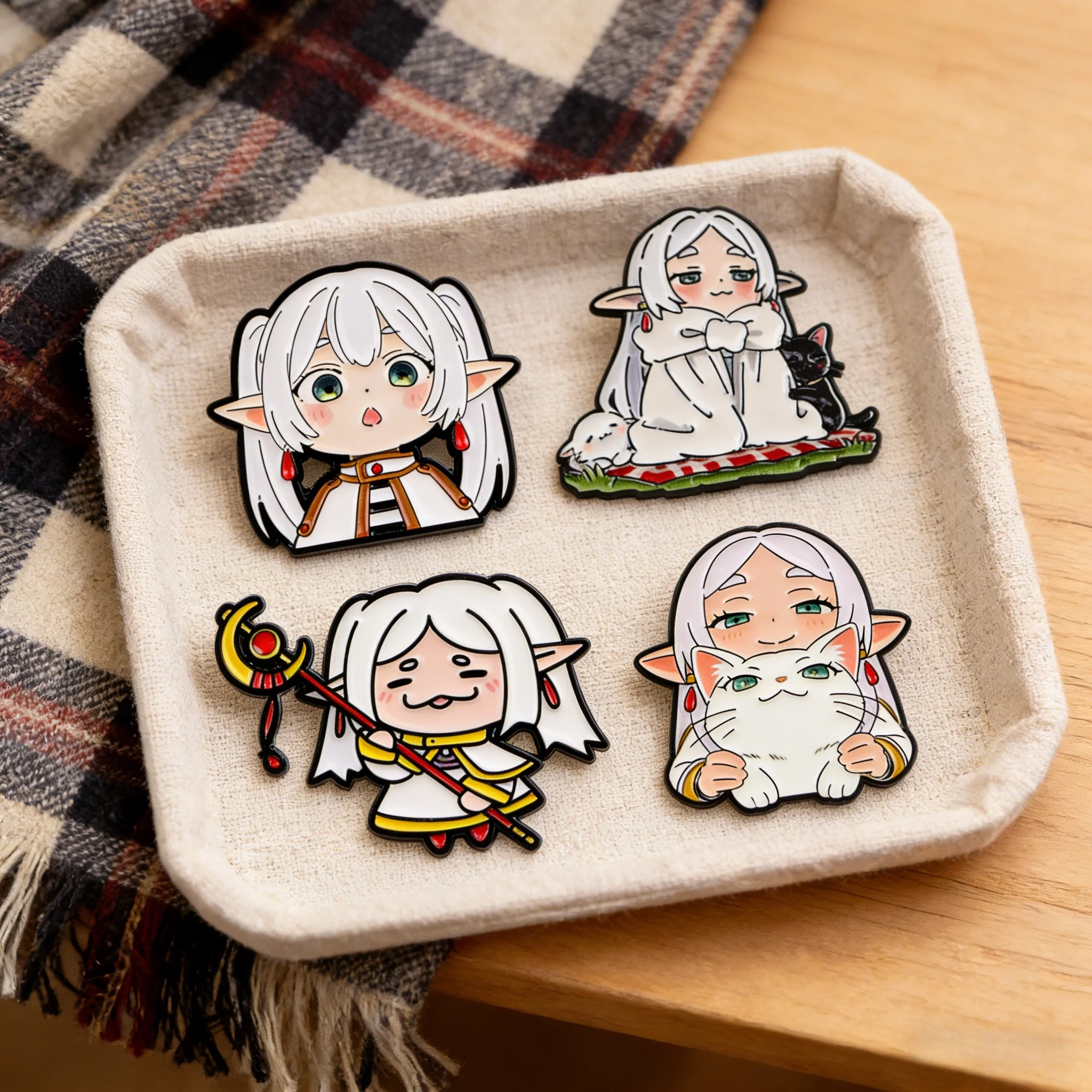 Cute Anime Elf Girls Enamel Pins Cartoon Figures Brooch Lapel Pin Badge on Backpack Clothing Accessories Fashion Jewelry Gifts
Cute Anime Elf Girls Enamel Pins Cartoon Figures Brooch Lapel Pin Badge on Backpack Clothing Accessories Fashion Jewelry Gifts