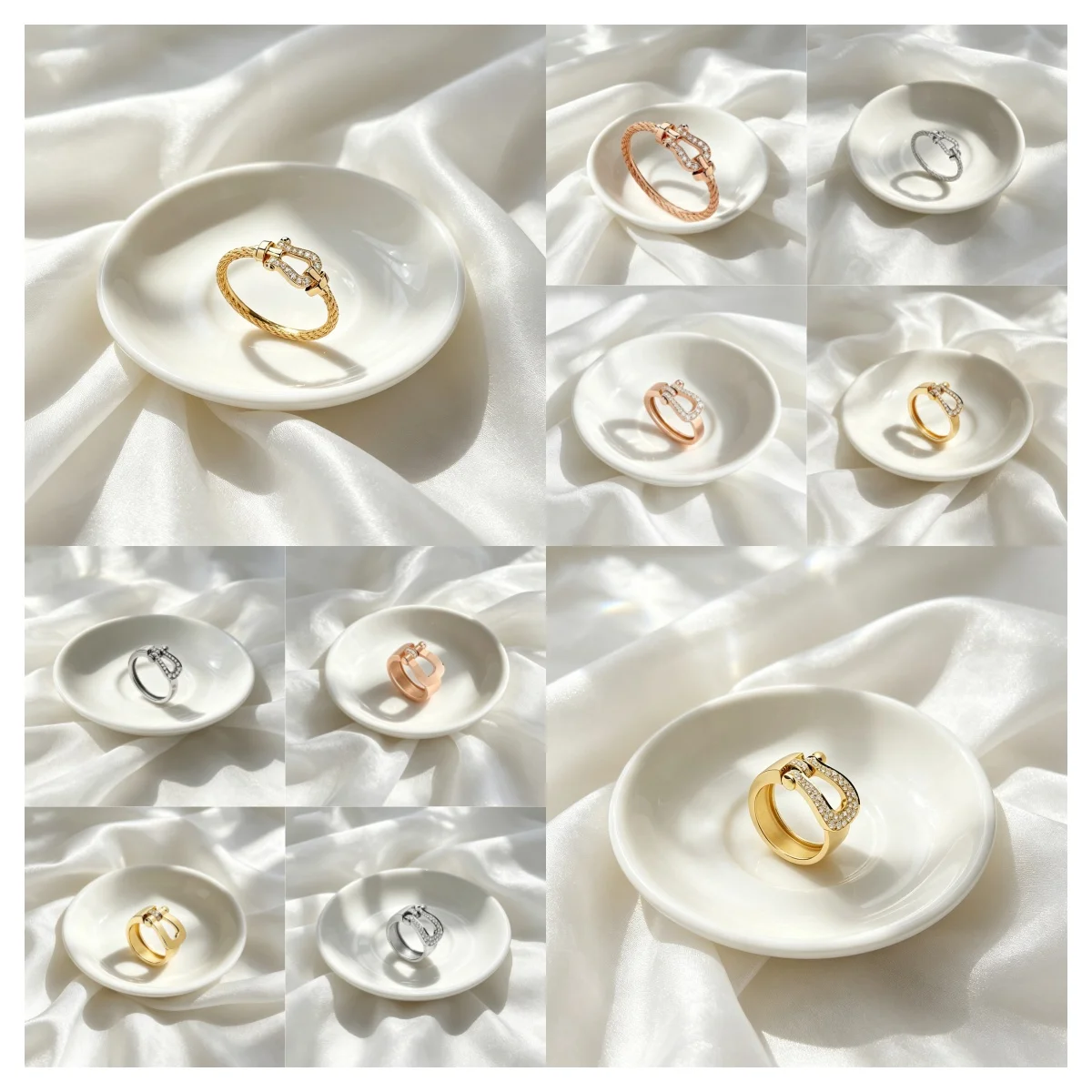 Elegant Horseshoe Buckle Open Ring, Minimalist Adjustable Finger Ring, Trendy Jewelry for Daily Wear Party
Elegant Horseshoe Buckle Open Ring, Minimalist Adjustable Finger Ring, Trendy Jewelry for Daily Wear Party