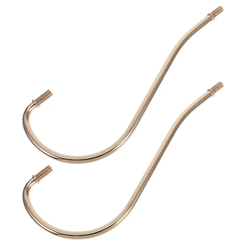 2Pcs Gold Finished Iron Curved Lamp Stem Threaded for Table Lamps DIY Repair Replacement Lighting Fixture Parts
2Pcs Gold Finished Iron Curved Lamp Stem Threaded for Table Lamps DIY Repair Replacement Lighting Fixture Parts