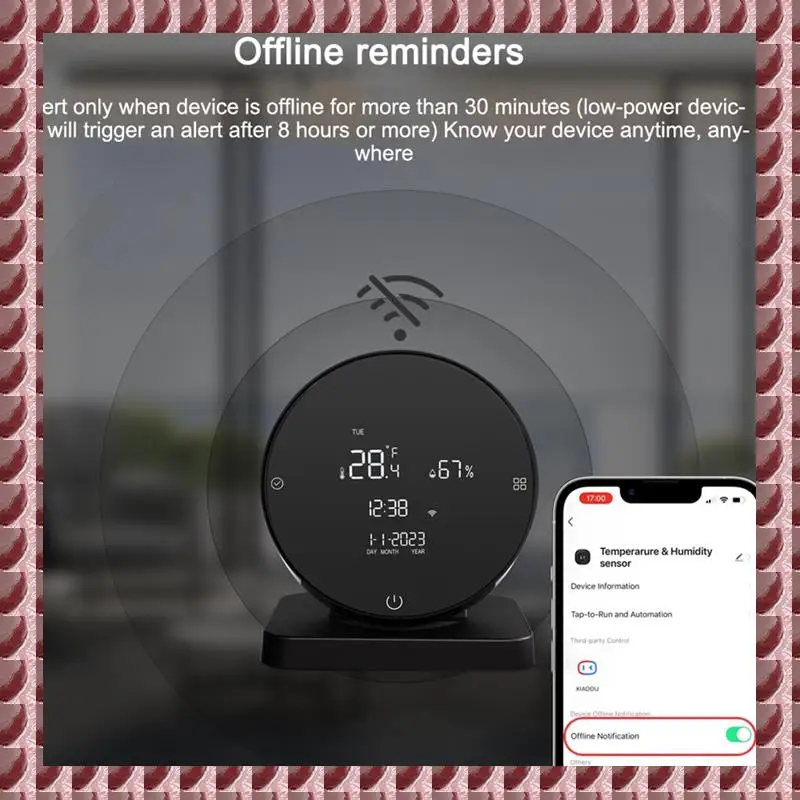 A95G Tuya WIFI USB перезаряжаемый детектор температуры и влажности домашняя детская комната гигрометр ЖК-дисплей ИК-контроллер черный
A95G Tuya WIFI USB перезаряжаемый детектор температуры и влажности домашняя детская комната гигрометр ЖК-дисплей ИК-контроллер черный