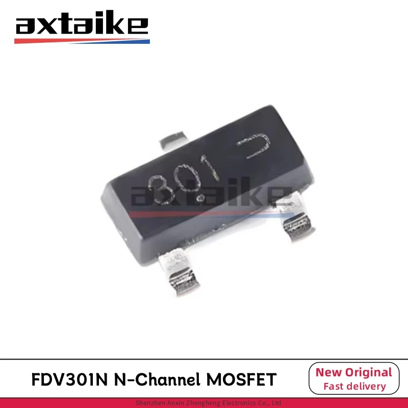 50PCS FDV301N SOT-23 301 FDV301 220mA 25V 350mW Digital FET N-Channel MOSFET Transistor SMD
50PCS FDV301N SOT-23 301 FDV301 220mA 25V 350mW Digital FET N-Channel MOSFET Transistor SMD
